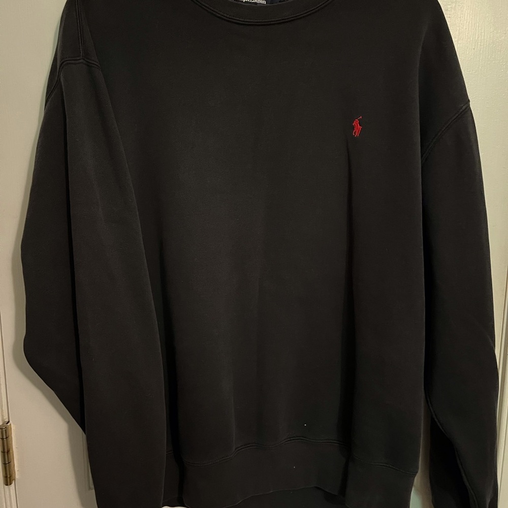 Polo by Ralph Lauren Men's Black Crewneck Sweatshirt